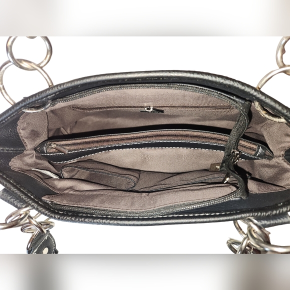 💖💖 BHW Ostrich embedded metallic shoulder bag - Picture 7 of 17
